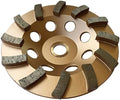 5" Diamond Grinding Wheel for Concrete Masonry 12 Segments 7/8"-5/8"