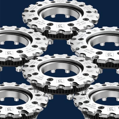 Frankford Arsenal X-10 Shell Plates with Ball Bearings, Compatible with X-10 Progressive Press, for Caliber Change, Reloading, and Gunsmithing