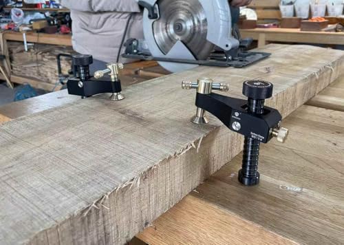 HONGDUI Bench Dog Clamp, 3/4"(19/20mm) Dog Hole Clamp MFT Woodworking Clamp