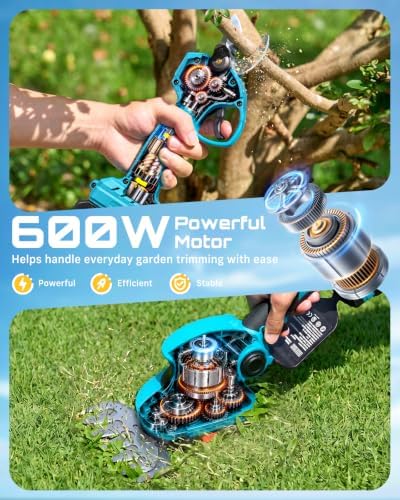 SEESII 3-in-1 Cordless Hedge Trimmer, Grass Shear & Electric Pruning Shears