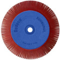Dedeco Sunburst Radial Bristle Disc 1 Pack - 8" Straight - Red 220 Grit (Standard) - Aluminum Oxide for Polishing & Finishing