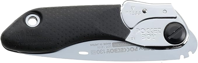 Silky Professional Series PocketBoy Folding Saw 130mm Medium Teeth (340-13) | 8.5 teeth per inch (10 teeth per 30mm), Cut capacity 2.6 inches