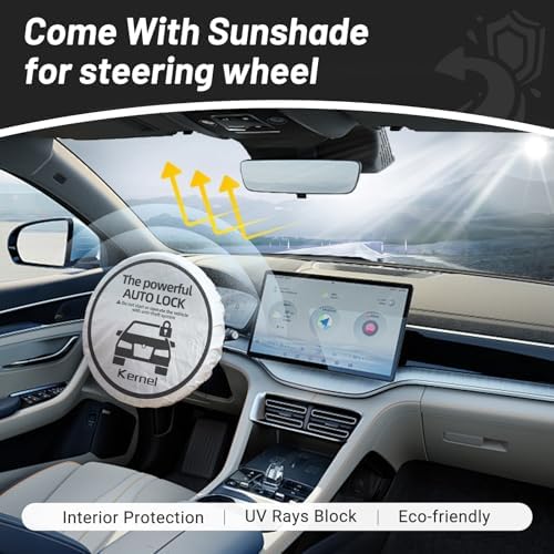 Kernel Brake Pedal Lock, Anti Theft Car Device, Patented Automotive Anti-Theft System, Clutch Pedal Deadbolt Lock for Cars, SUV's, Van Security with 3 Keys