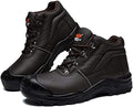 DRKA Water Resistant Steel Toe Work Boots For Men,6'' EH-Rated Safety Boots