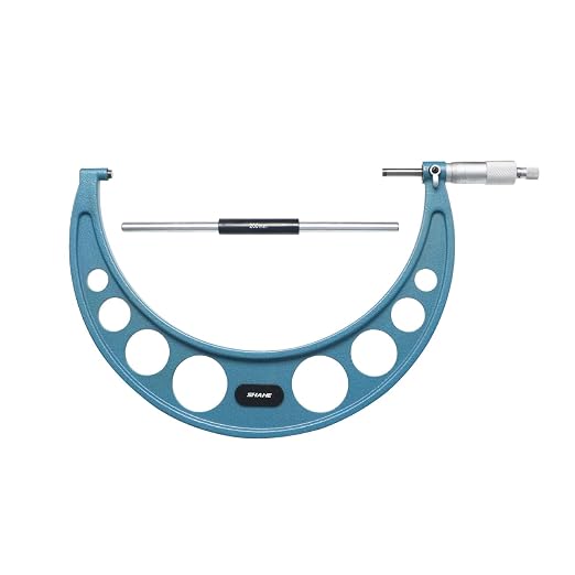 SHAHE 8-9''/200-225mm 0.01mm Outside Micrometer Gauge Micrometer Measuring Tooll 5201-225A