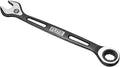 HARFINGTON Ratcheting Combination Wrench 20mm Stubby Wrench Metric High Carbon Steel Double 12-Point Box Open-Ended Ratchet Spanner Tool for Household Garage Workshop Auto Repairs, Black