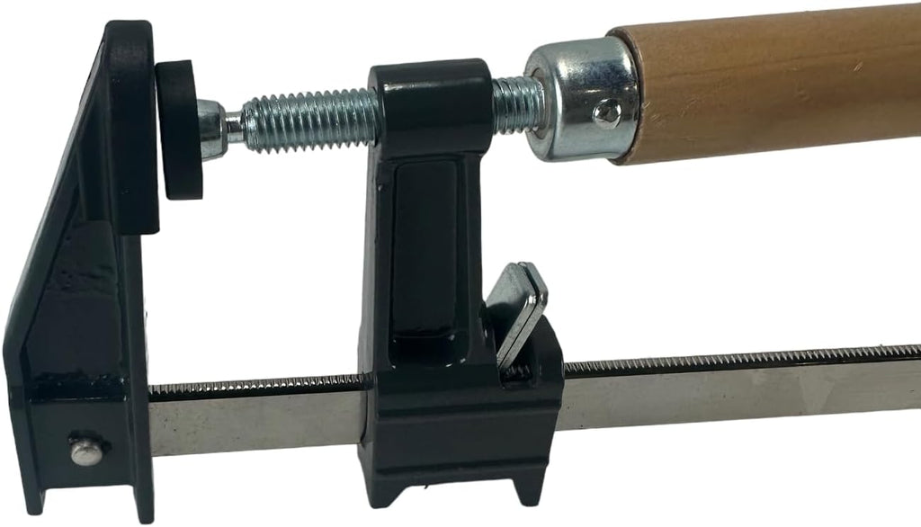 Set of 6-36" Steel Bar Clamp with Metal Ratcheting System and Quick Release Suitable for a Wide Range of Woodworking and Metalworking