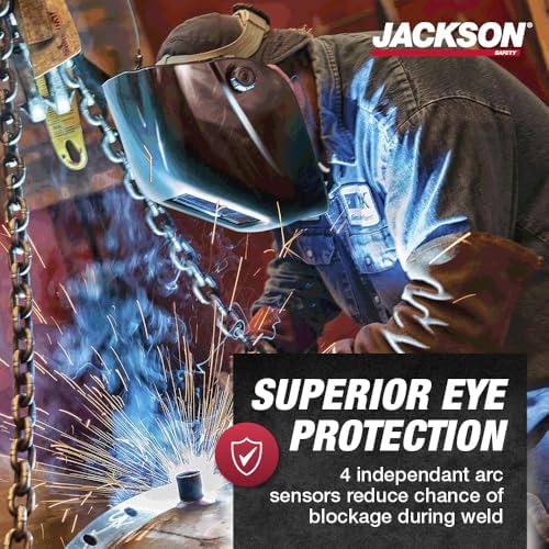 Jackson Safety TrueSight Auto Darkening Welding Helmet, ANSI Z87.1 ADF Hood