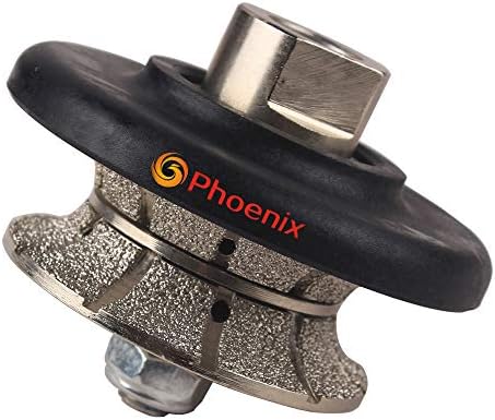 V30 30mm Full Bullnose Diamond Hand Profiler/Router Bits with 5/8-11 Thread for Granite Countertop