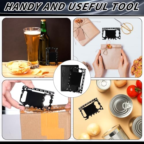 Cholemy 24 Pcs Credit Card Wallet Multitool 46 in 1
