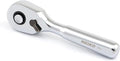 Neiko 03001A Stubby Ratchet, 1/4 Inch Ratchet Wrench, 108-Tooth Reversible Ratchet, 3.3 Degree, Quick Release Mini 1/4 Ratchet Drive, Oval Head Wrench, CR-V Steel Quarter Inch Small Ratchet Wrench