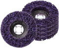 5Pcs 4" x5/8"(Arbor) Paint Stripper Discs for Angle Grinder Purple