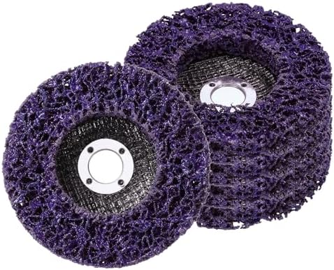 5Pcs 4" x5/8"(Arbor) Paint Stripper Discs for Angle Grinder Purple