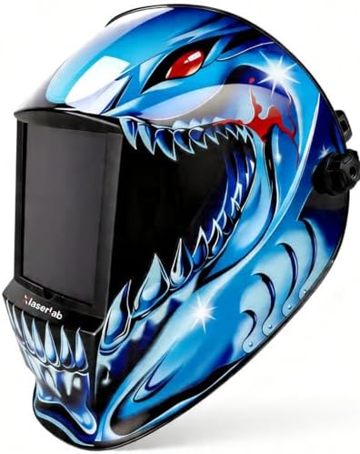 Laser Welding Helmet OD8+ – Large Viewing Area, Adjustable Fit, Infrared Protection Safety Mask for Laser Welding, Cutting, Cleaning & Marking