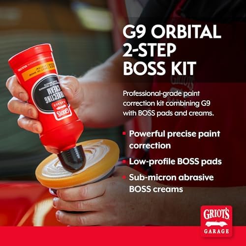 Griot's Garage G9 Orbital 2-Step BOSS Kit for Car Polishing