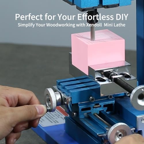 XENDOLL Power metal milling machine,Hobby use, small size,mini milling machine,garage workshop tools,timber,wood,metal friendly,24 Watts,W104MA,Stem education