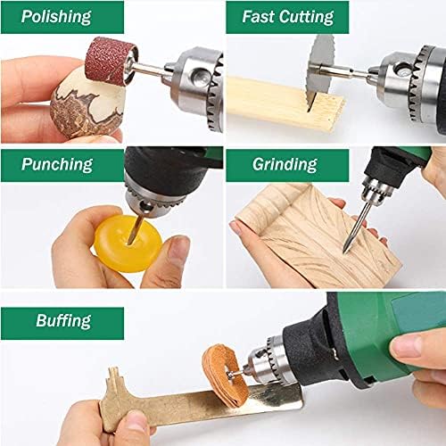 480W Rotary Tool Power Electric Die Multi-function Grinder Carver Set, 6 Step Variable Speed Adjustment, 30000RPM