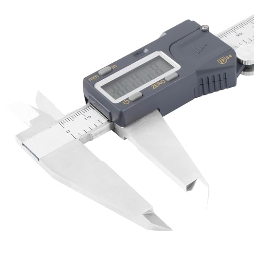 Digital Caliper 12 Inch (0–300mm), Large LCD Electronic Calipers with Inch/Metric Conversion, Stainless Steel Measuring Tool, ±0.03mm Accuracy
