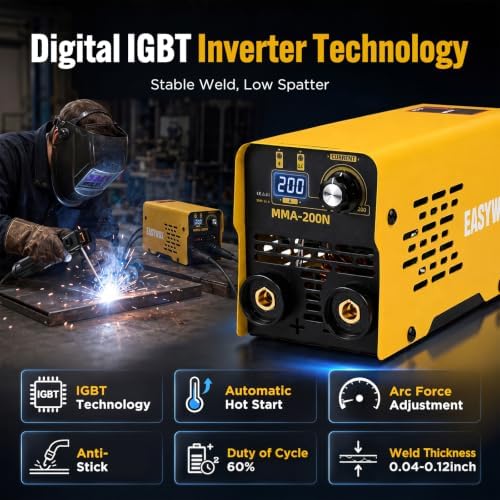 200Amp 110V MINI Portable Stick Welder Machine w/ 20pcs Rods