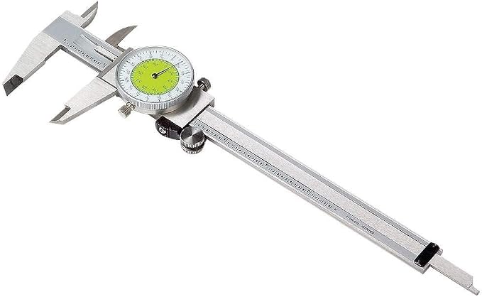 Oshlun MTDCF-06 6-Inch Stainless Steel Fractional Dial Caliper