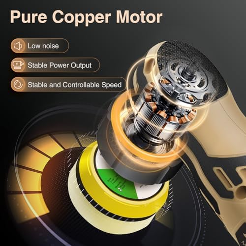 Cordless Mini Polisher, DA&RO Mini CarBuffer Polisher