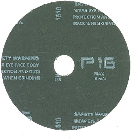 Mercer Industries 300016-4" x 5/8" Aluminum Oxide Resin Fiber Discs, 16 Grit (25 pack)