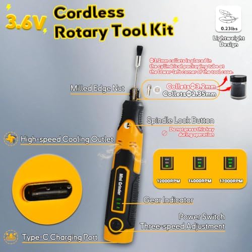 Resin Drill 3D Printed Resin Cured Sanding and Polishing Tool Kit