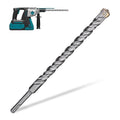 3/4 Inch x 10 Inch SDS Plus Rotary Hammer Drill Bit, Cross Tip Double Threaded Carbide Tipped for Concrete, Brick, and Stone (3/4" x 7.5" x 10")