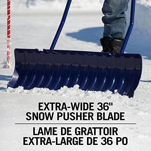 Garant Yukon 36 in. Poly Snow Pusher with 42.5 in. Steel Handle - 1 Each