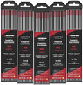 ARCCAPTAIN TIG Welding Tungsten Electrode 10-Pack 1/16"x 7"(Red, WT20/EWth-2) X 5Pcs