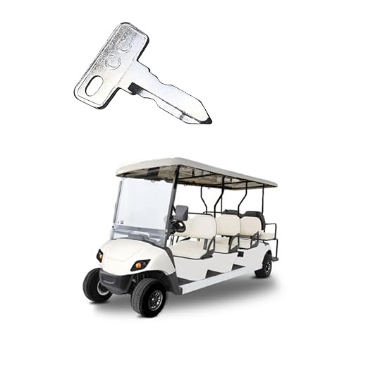 Ignition Key for Club Car Golf Cart - Ignition Key Fits for Club Car Precedent 2004-Up and Club Car DS 1982-Up and Electric Golf Carts, Replace 1012505 17063-G01 AM10079t (AM10079)