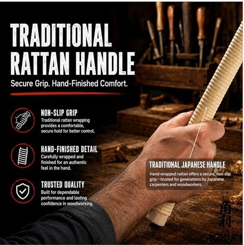 KAKURI Japanese Pull Saw for Woodworking 8.2", Tool-Free Quick-Change Blade