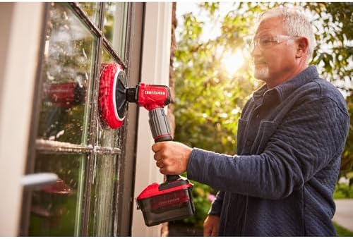 CRAFTSMAN Power Scrubber Microfiber Brush Set for V20 Cordless 2-in-1 Power Scrubber (CMCPSMFB)