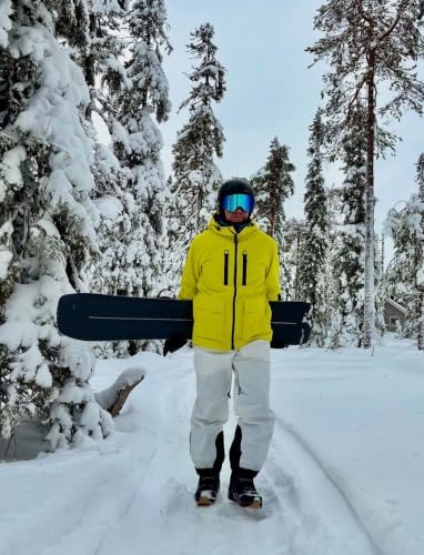 GSOU SNOW Mens Womens Snowboard Pants-Baggy Ski Snow Bibs