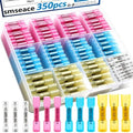 smseace 350PCS Heat Shrink Butt Connectors 26-14/22-16/16-14/12-10AWG Waterproof Electrical Wire Butt Crimp Connectors for Automotive Boat Stereo Industrial Equipment