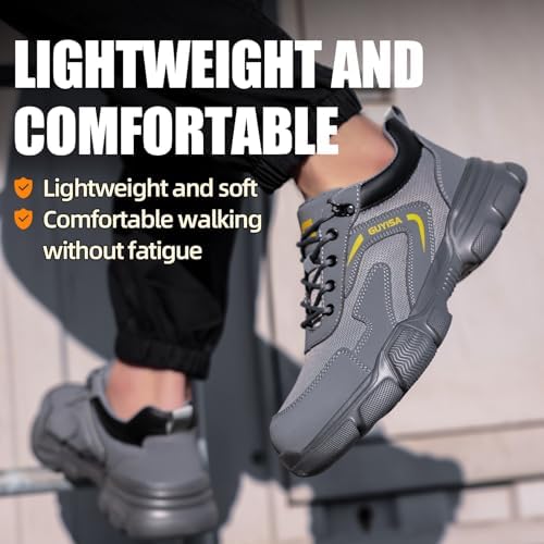 Steel Toe Shoes for Men Puncture Resistant Mens Safety Work Shoes