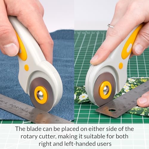 WA Portman 18x24 Large Sewing Cutting Mat, 5 Blades Rotary Cutter Quilt Kit