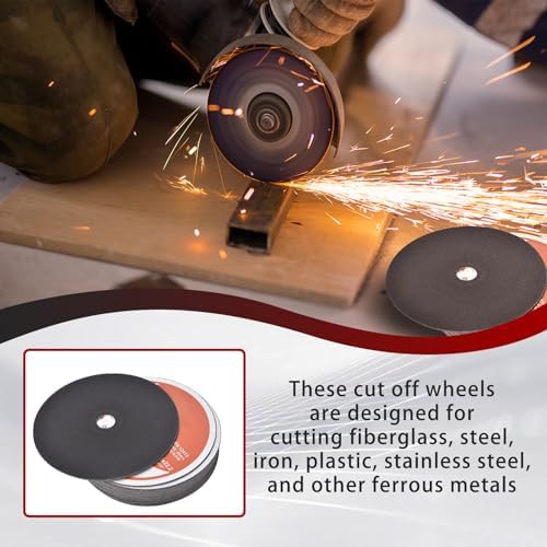 100 Pack 5" x.040 x7/8" Cut-Off Wheel - Metal & Stainless Steel Cutting Discs