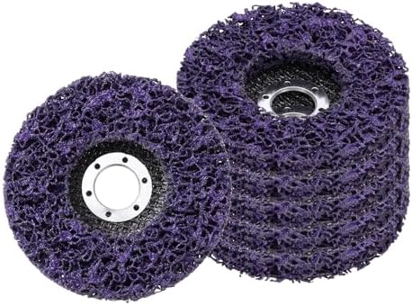 6Pcs 4.5"x7/8"(Arbor) Paint Stripper Disc for Angle Grinder Purple