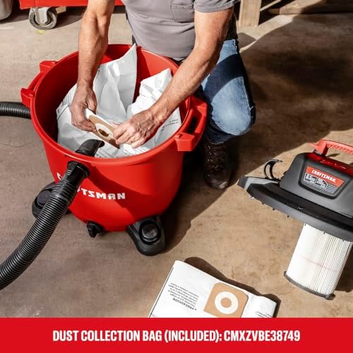 CRAFTSMAN CMXEVBE17596 20 Gallon 6.5 Peak HP Wet Dry Shop Vacuum