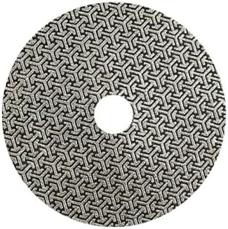 Electroplated Diamond Sanding Paper Sheet Pad,400Grit 3inch 75mm Grinding Sandpaper Pad Hook and Loop Backing for Metal Glass Porcelain Ceramic Hand Polishing & Trimming (1 Piece)