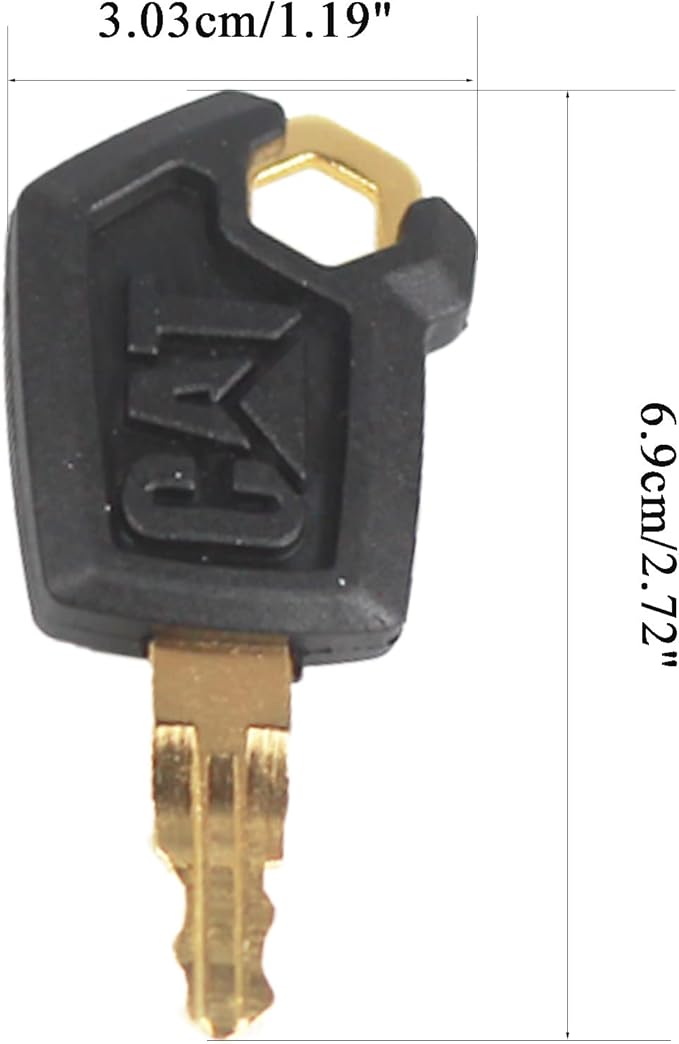 Cat Keys Replacement for Caterpillar Heavy Equipment 5P8500 (Pack of 20)