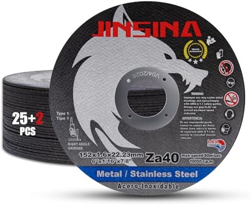 6" Cut Off Wheels 27PCS, Metal and Stainless Steel Cutting Wheel