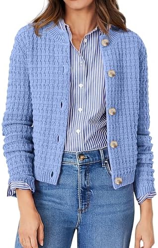 PRETTYGARDEN Women's Fall Lightweight Cardigan Sweaters