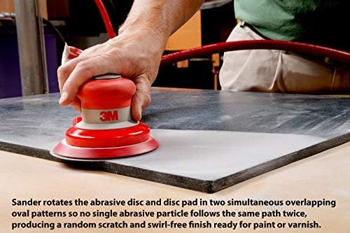 3M Self-Generated Vacuum Random Orbital Sander, 20327, 6 in, 3/16 in Orbit