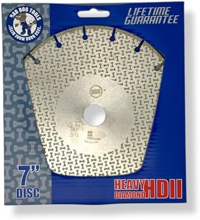 Bad Dog Tools 7" Endless HDII Multipurpose Cut/Grind Diamond Wheel