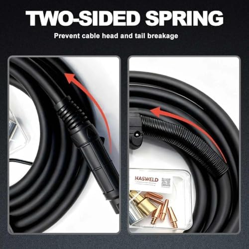 Heavy Duty 250A Mig Welding Gun 15ft Replace Lincoln Magnum PRO 250L K4530-2 K4530-1 K3081-2 fits Lincoln Electric POWER MIG 216/255xt/256/260/262p/262mp Mig Welder