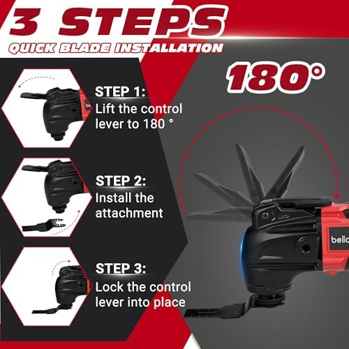 Cordless Oscillating Compatible with Milwaukee 18V Battery