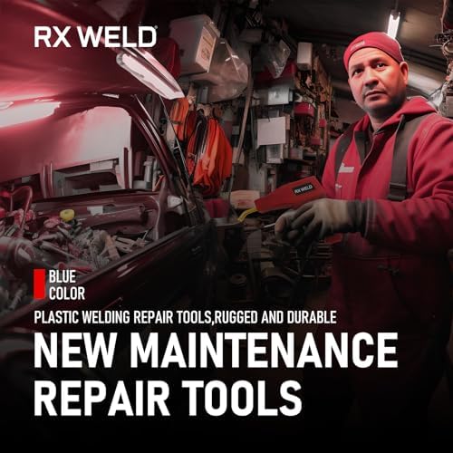 RX WELD 2-in-1 Plastic Welder, 1000PCS Hot Stapler Repair Kit
