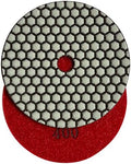 5" Dry Stone & Concrete Polishing Pad, 1.5mm Segment Height, 400 Grit